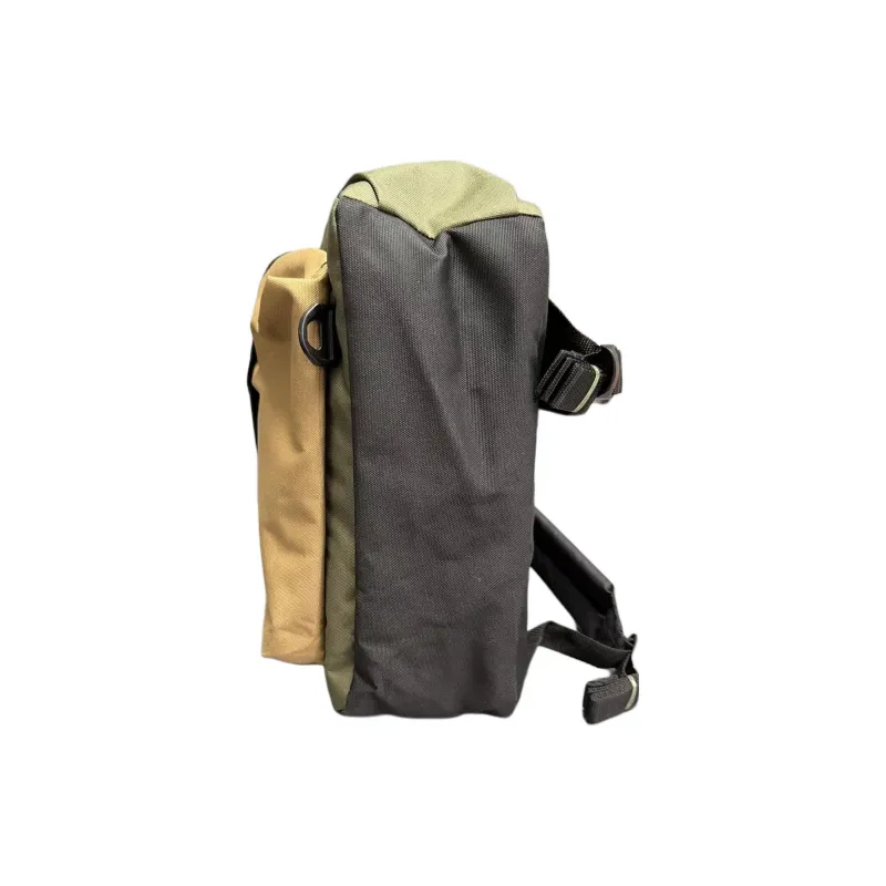 Vans Polyester Fabric Backpack Regular Unisex Green & Black-2