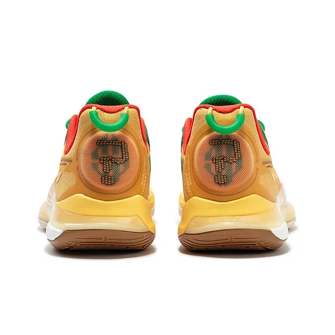 361° DVD2 Adventurer Cushioning Anti Slip And Wear Resistant Low Top Basketball Shoes Men's Cheese Yellow-3