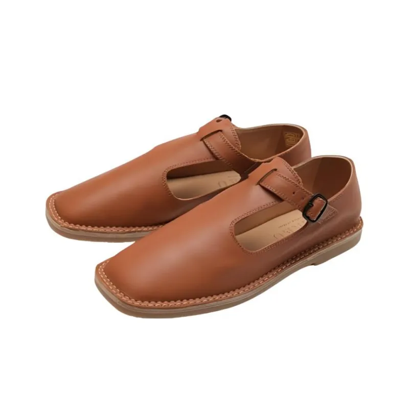 Hereu Casual Single Shoes Women's Brown-2