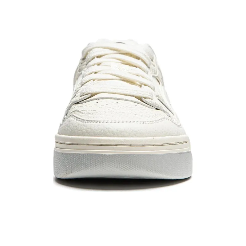 LiNing Moon White 2.0 Anti Slip Wear Resistant Breathable Height Increasing Low Top Skateboard Shoes Men's Ecru-4
