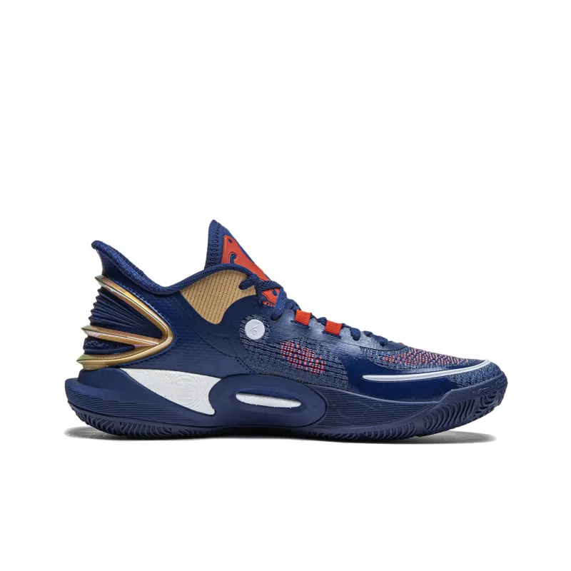 LiNing CJ 3 Anti Slip And Wear Resistant Rebound Low Top LINING BOOM Technology Basketball Shoes Men's Navy-1