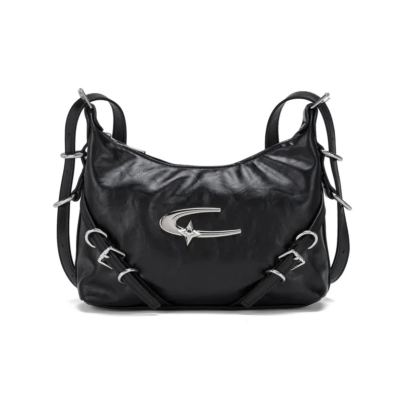 UNITE STAR PU Crossbody Bag Shoulder Bag Regular Women's Silver/White/Black-1