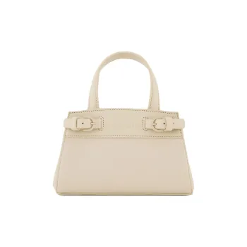 ARMANI EXCHANGE Polyester Tote Bag Shopping Bag Shoulder Bag Crossbody Bag Handbag Regular Women's Ecru