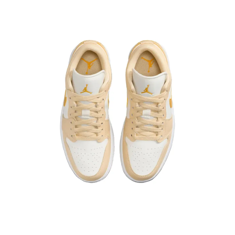 Jordan 1 Low Sail Yellow Ochre Women's-3