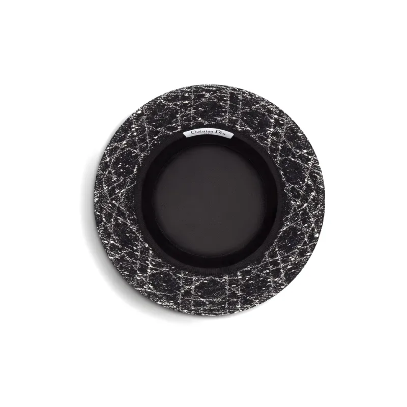 DIOR Cotton Acrylic Polyamide Bucket Hats Women's Black-3