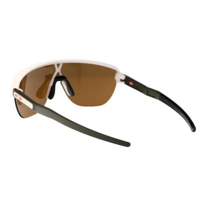 Oakley Irregular Shape Sunglasses Men's Beige-3