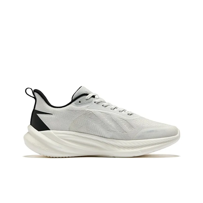 Erke Wind Chase 2.0 V2 Cushioned Wear Resistant Breathable Low Top Sprint Running Shoes Men's White Green-1