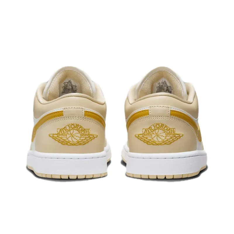 Jordan 1 Low Sail Yellow Ochre Women's-4