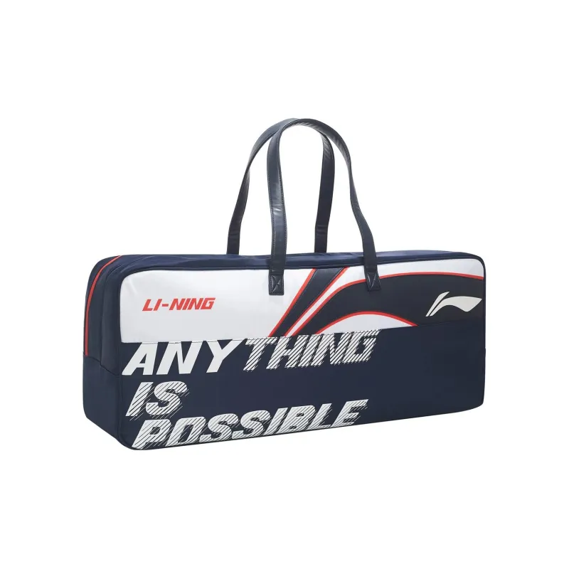 LiNing Fabric Badminton Handbag Regular Unisex Blue White Red-1