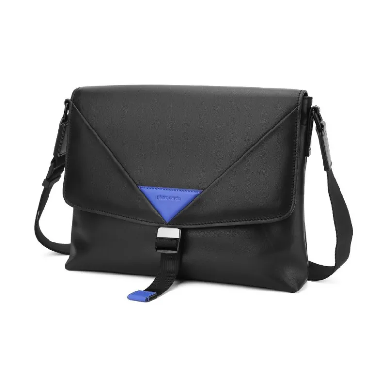 PIERRE CARDIN Genuine Leather Messenger Bag, Shoulder Bag, Crossbody Bag Men's Black-2