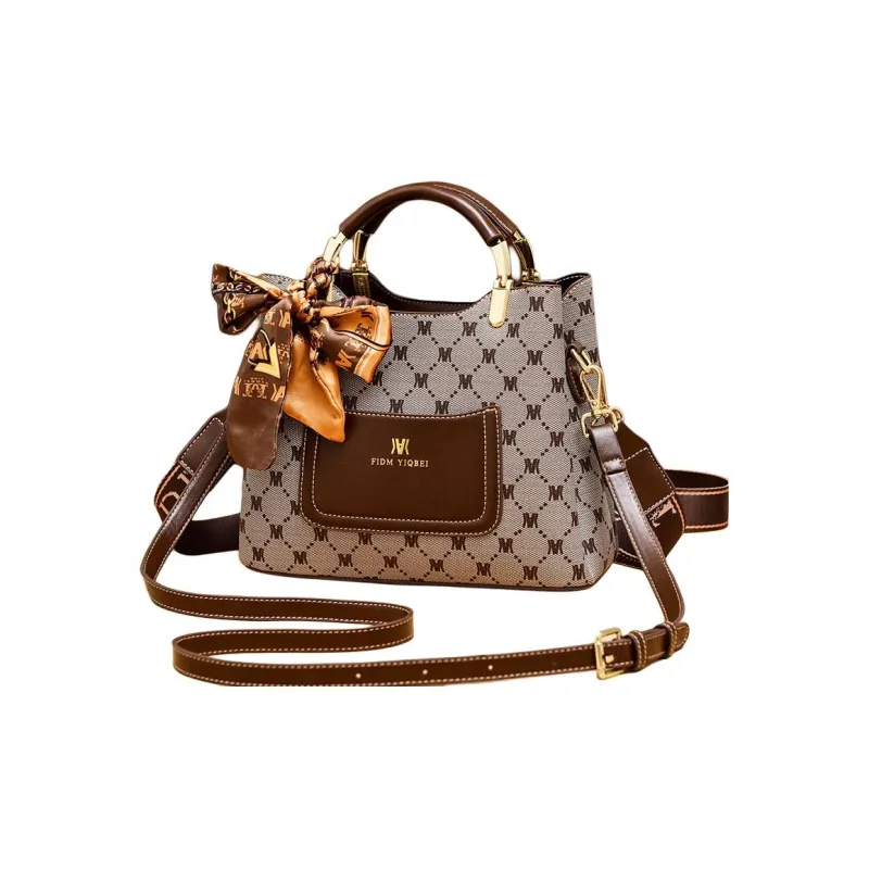 Weymond PU Shoulder Bag Crossbody Bag Handbag Regular Women's Coffee/Earth Yellow-0