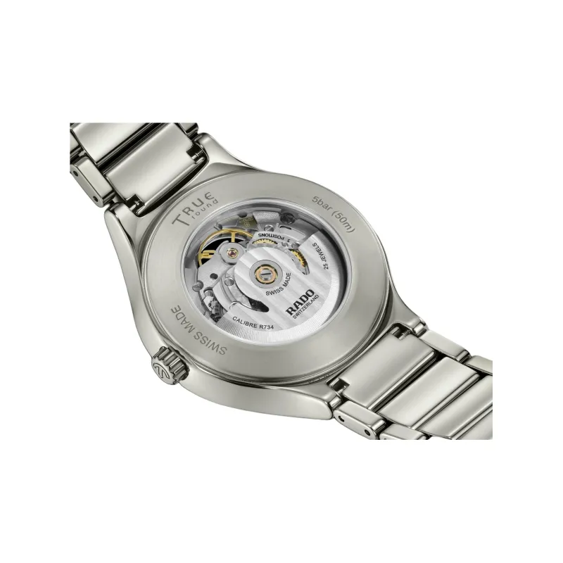 RADO Realme Collection Automatic Mechanical Movement Unisex Watch 40mm Cut Out Dial Ceramic Watch Case Ceramic Strap-3