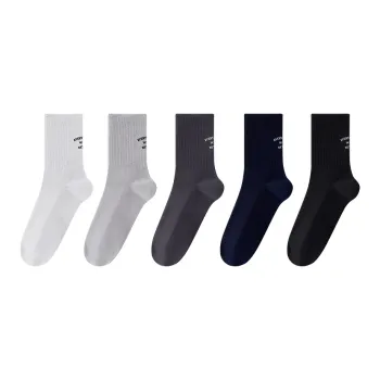 H-YXIANG Mid-Calf Socks Men's 5 Pack