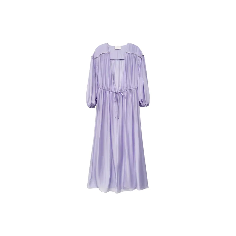 Sangluo Sleep Robe Women's Light Purple-0