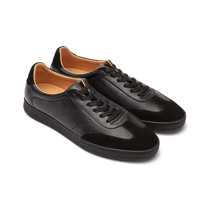 CHIORYN Low Top Skateboard Shoes Men's Black-2