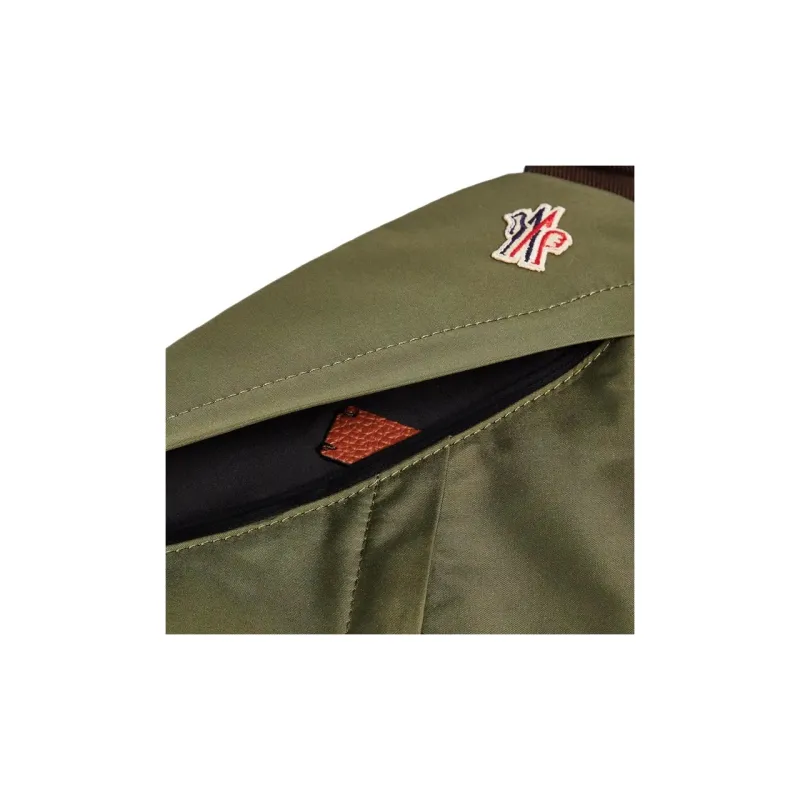 Moncler Nylon Sling Bag Men's Green-3