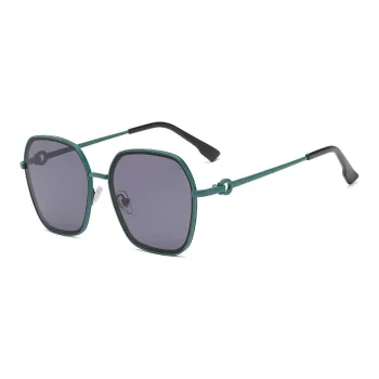 MT·MIT Alloy Square Sunglasses Women's