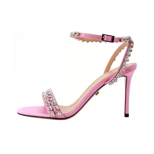MACH & MACH Crystal-embellished 100mm Sandals