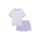 [Short-Sleeved Shorts]Youqing Purple-Women's