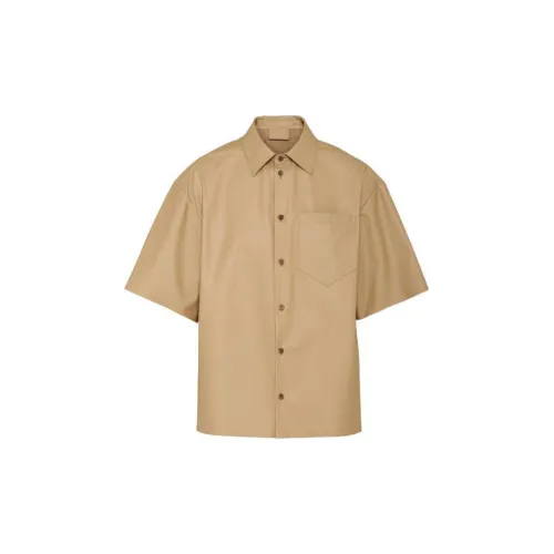 PRADA Shirts Men Brown