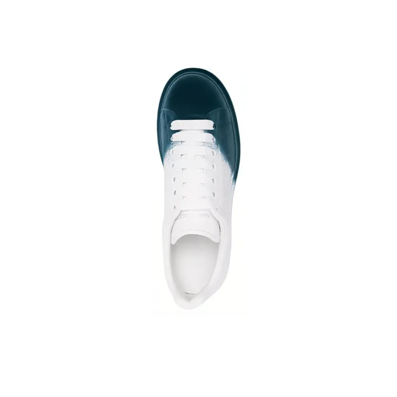 Alexander McQueen Oversized Two Tone White Emerald Green-4