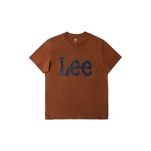 Lee T-Shirts Men Brown