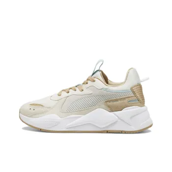 PUMA RS X Slip Resistant Low Top Casual Shoes Women's Beige Brown