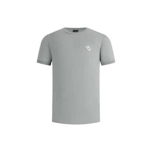 EMPORIO ARMANI EA T-Shirts Men Gray Green