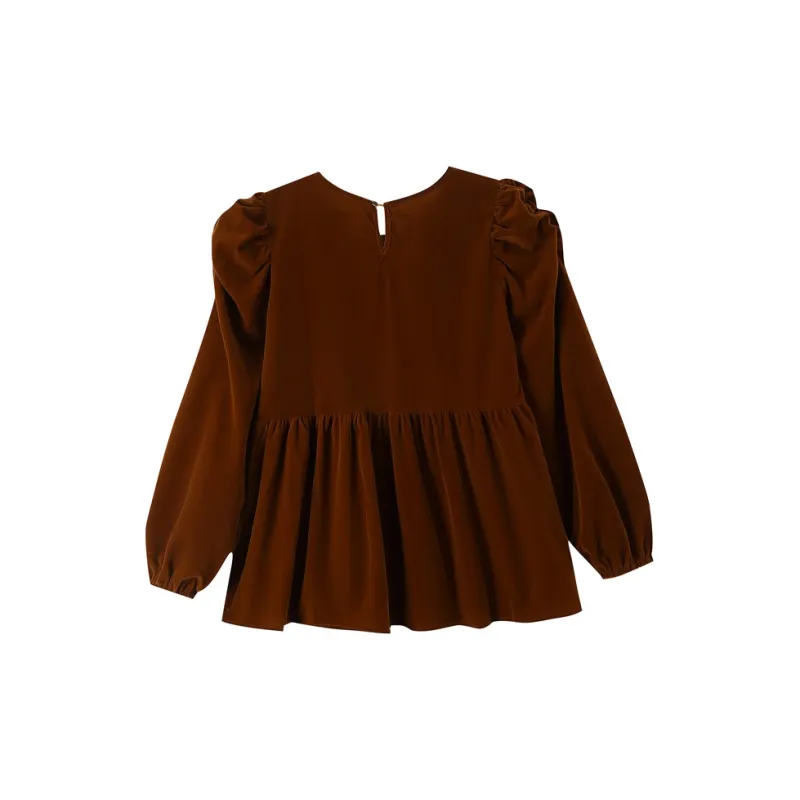 EIDOLON GRAIN Shirts Women's Coffee-1