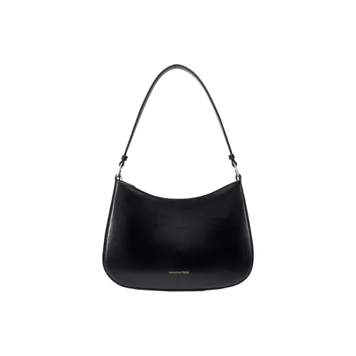 VANDEE Leather Shoulder Bag Women's Black