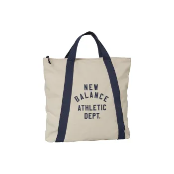 New Balance Cotton Patchwork Canvas Handbag Backpack Regular Unisex Marine Blue