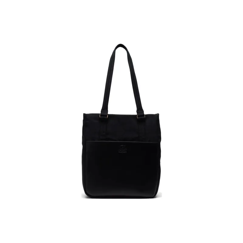 Herschel Nylon Tote Bag Shopping Bag Handbag Small Size Unisex Black-0