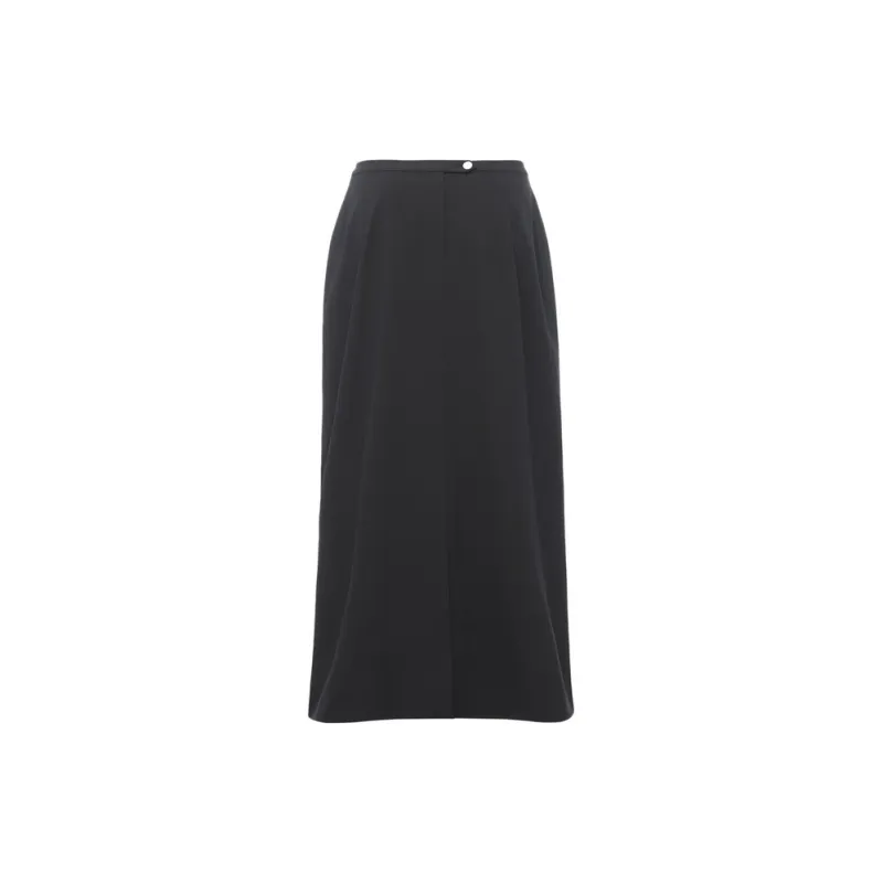 LI NING 1990 Casual Long Skirts Women's Black-1