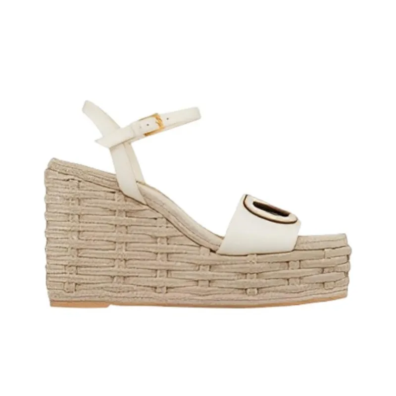 Valentino Vlogo Strap Sandals 11cm Women's White-1