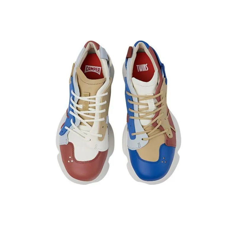 CAMPER Karst Twins Panelled Leather Sneakers-2