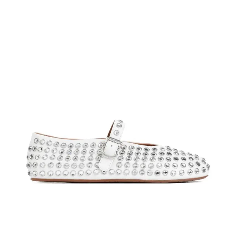 Alaia Casual Single Shoes Women's White-1