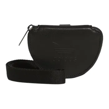 Adidas Originals Polyurethane Coin Purse Small Size Unisex Black