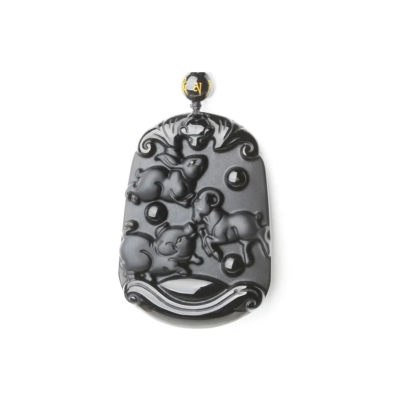 Reiki Jade Necklaces Unisex-0