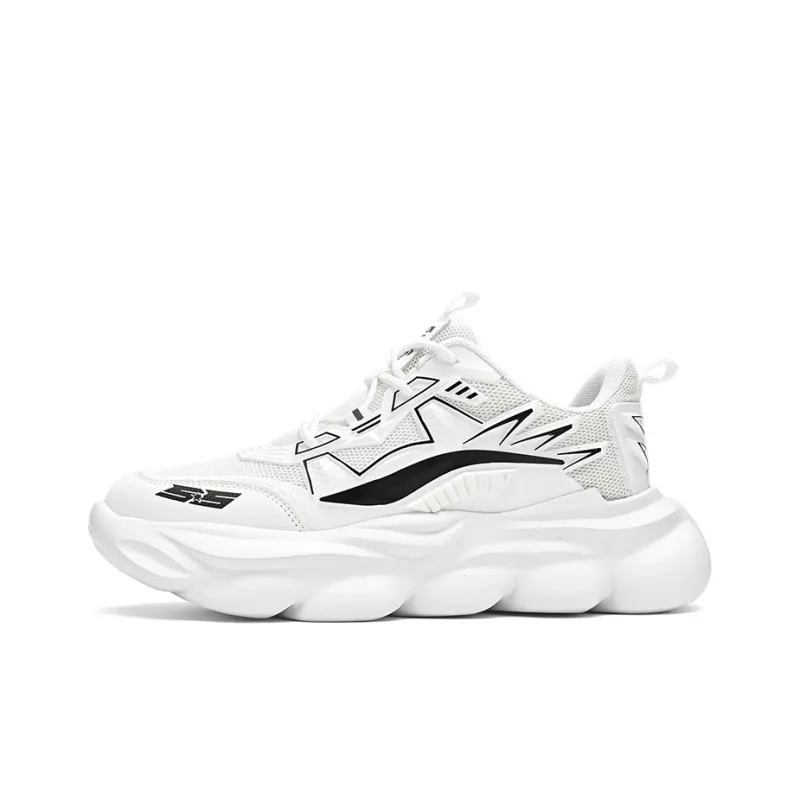 TOMAY Anti-Slip Wear-Resistant Breathable Rebound Low-Top Running Shoes Men's-0