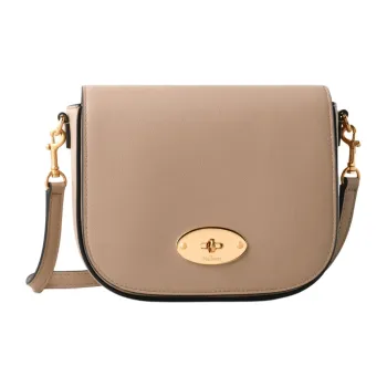 Mulberry Darley Grain Leather Shoulder Bag, Crossbody Bag Small Size Women's Maple Leaf Brown