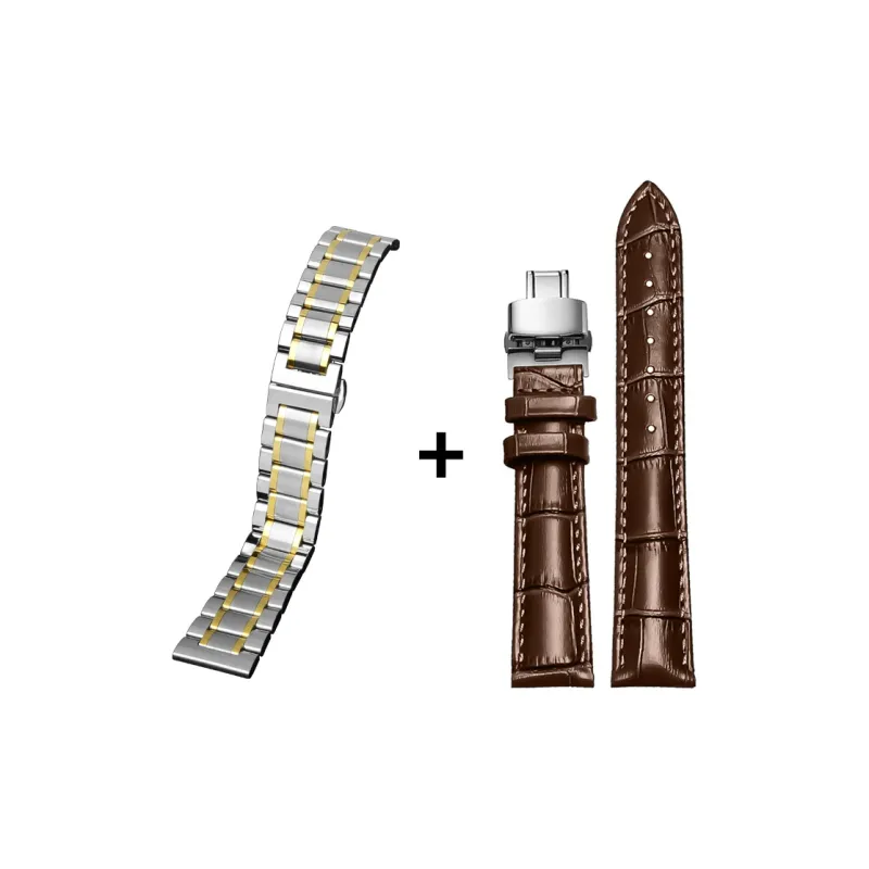 SHIRUI Casio Compatibility Watch Band 20mm/21mm Genuine Leather Material-18