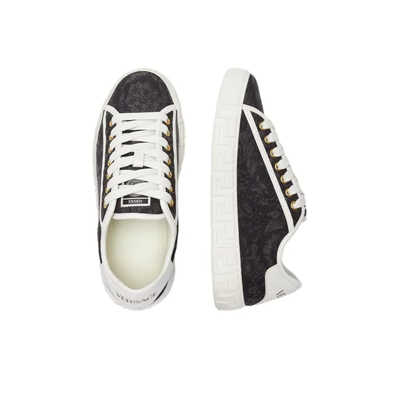 VERSACE Barocco Greca Jacquard Sneakers-3