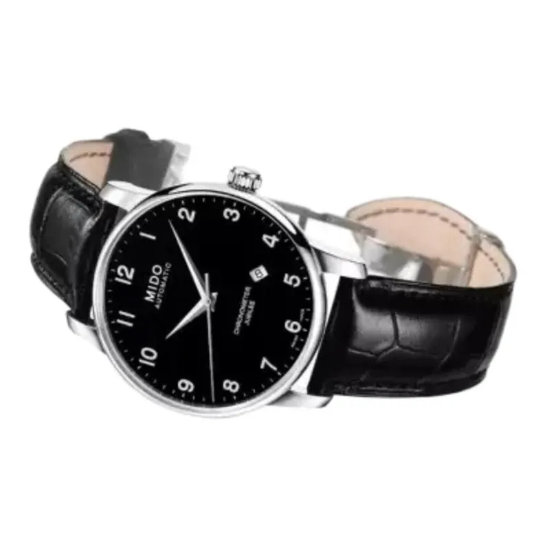 MIDO Baroncelli Automatic Mechanical Movement Men's Watches Watch 42mm Black Dial-1