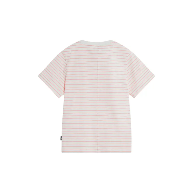 PUMA NAVY PACK T Shirt Women's Peach Pink-1