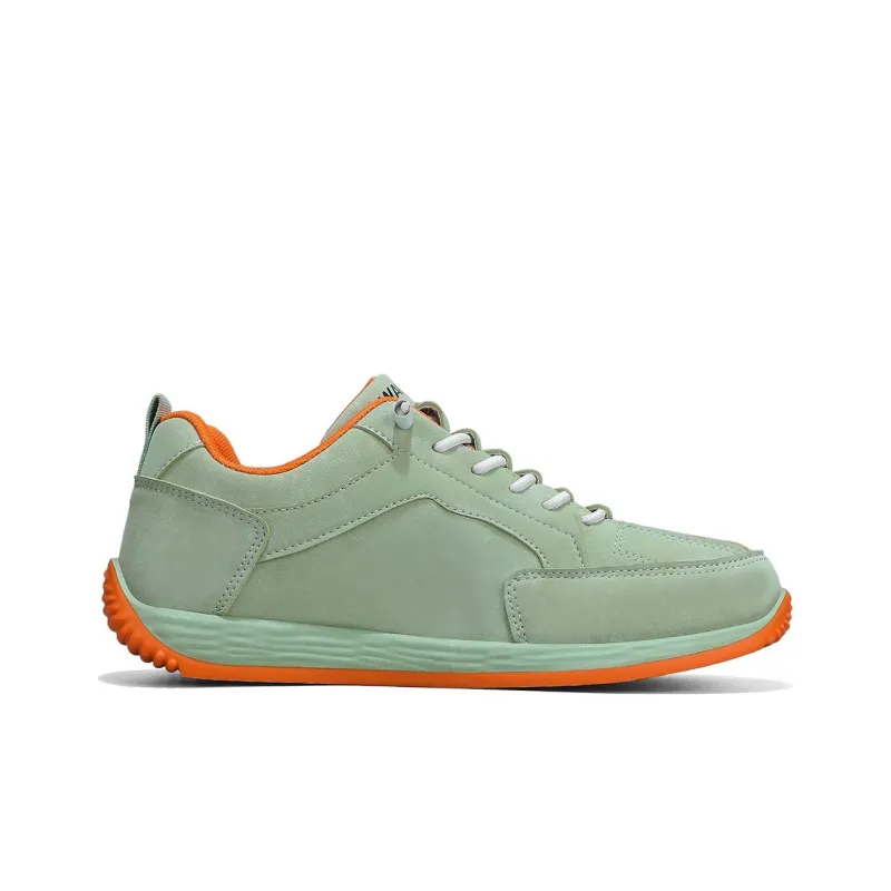 Warrior Soft Sole Driving Shoes Anti-Slip And Wear-Resistant Lightweight Low-Top Skateboard Shoes Men's Light Green-1