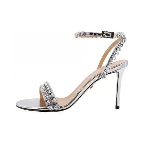 MACH & MACH Audrey 95mm Crystal-embellished Sandals