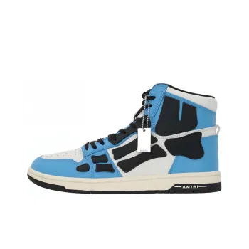 AMIRI Skel Top High Carolina Blue White