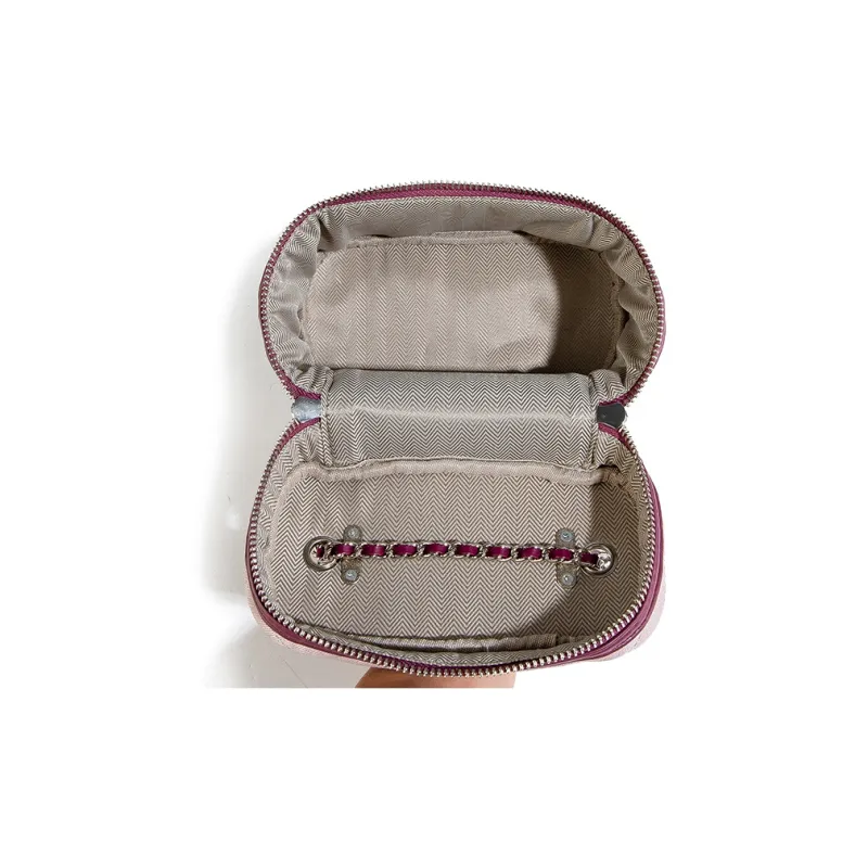 MACKJANICE Polyurethane Shoulder Bags Handbags Women's Lilac With Pink-4