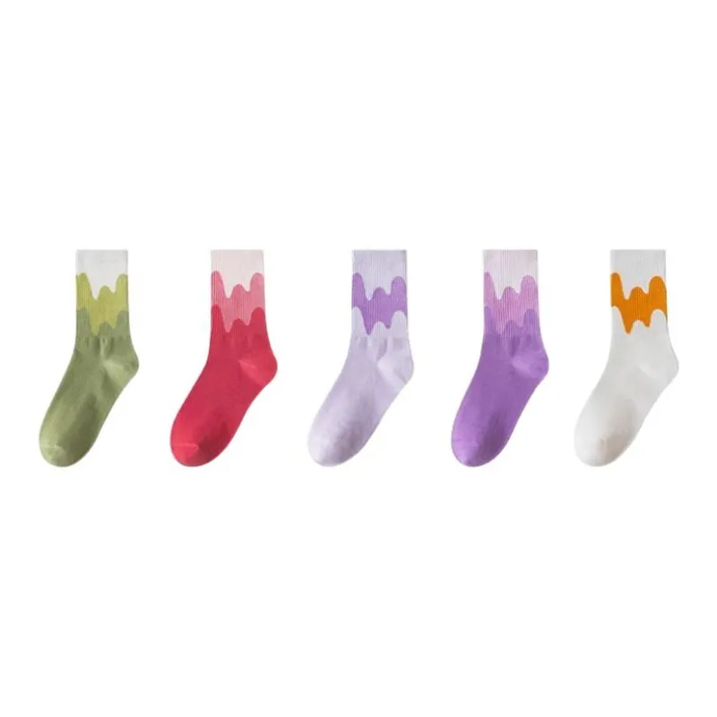 2323 Mid Calf Socks Women's 5 Pack-5