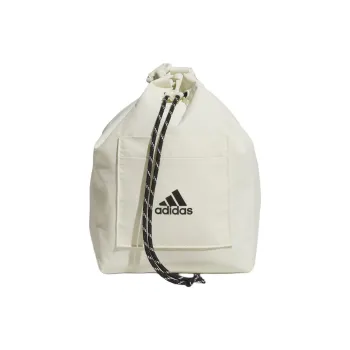 Adidas Polyamide Shoulder Bag Crossbody Bag Bucket Bag Handbag Regular Women's Ivory White